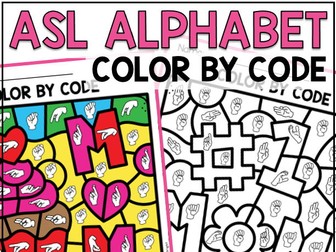 Mother's Day ASL Alphabet