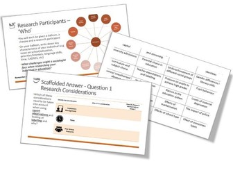 Sociology - Education with Theory and Methods - Methods in Context