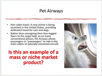 Niche & Mass Market