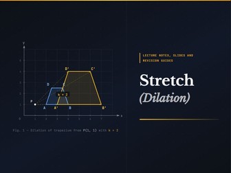 Stretch (Dilation) Slides, Notes, guide