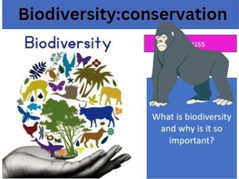 Year 1 A Level Biodiversity: Conservation