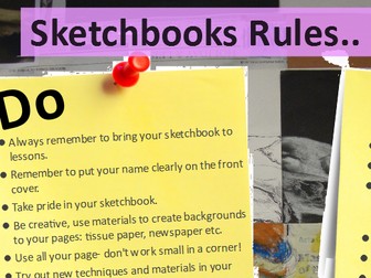 Sketchbook Rules