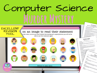 Computer Science Murder Mystery Activity