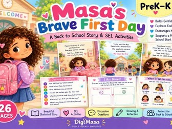 First Day of School Story & SEL Activities | Back to School Read Aloud | PreK–K