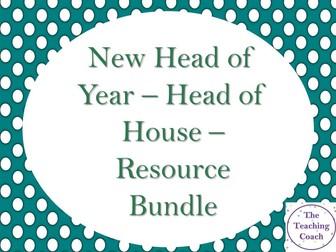 **Giant** New in Post | Pastoral Bundle | Starter Pack | Head of Year House Keystage