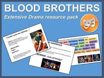 Blood Brothers: Extensive Drama resource pack