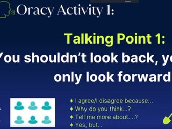 Oracy/PSHE lesson on legacy KS3
