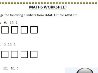 Maths Worksheet Stage 1