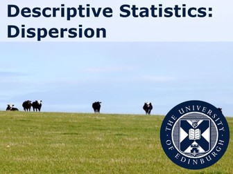 Descriptive Statistics: DISPERSION