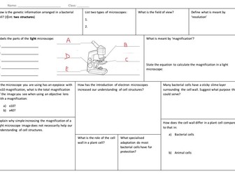Cells Revision Mats (suitable for DA and TA)