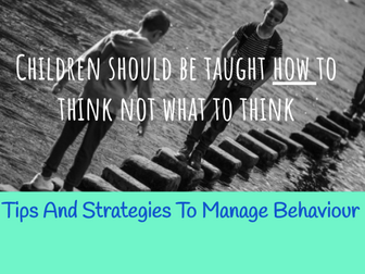 Behaviour Management Tips