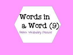 Words In A Word 9 French Vocabulary Practice Teaching Resources Use our free logo maker to browse thousands of logo designs created by expert graphic designers for professionals like you. tes