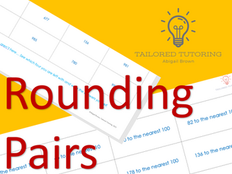 Rounding Pairs (nearest 10/100)