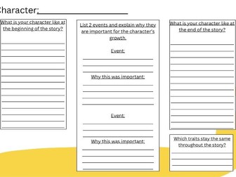 Character Change Tracker – Dynamic Characters KS2