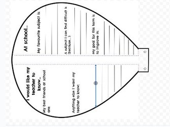 Get to know me Hot Air Balloon 3D