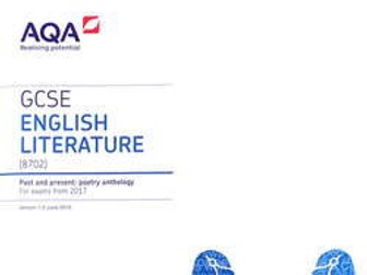 AQA Power and Conflict Anthology
