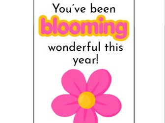End of Year Summer Printable Gift Tags