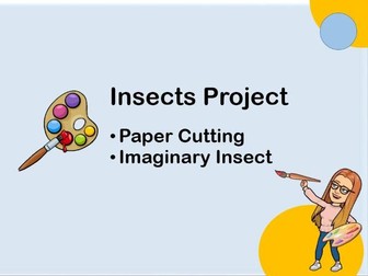 Imaginary Insect Paper Cutting Activity