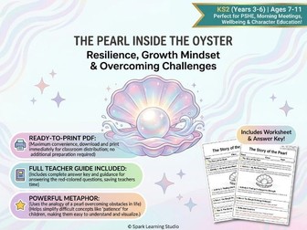 The Pearl Inside the Oyster | Resilience, Growth Mindset & SEL Lesson (Years 3-6)
