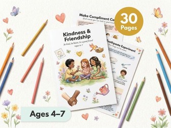 Kindness and Friendship - PSHE EYFS KS1