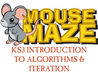 Python Turtle Maze Challenge – Introduction to Algorithms, Iteration, Computational Thinking