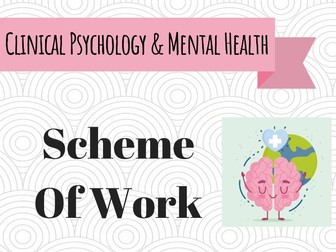 AQA A Level Psychology - Clinical Psychology & Mental Health (NEW SPECIFICATION)