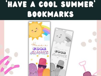 'Have a Cool Summer' Bookmark