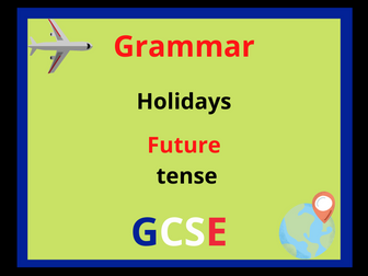 French future tense - holidays