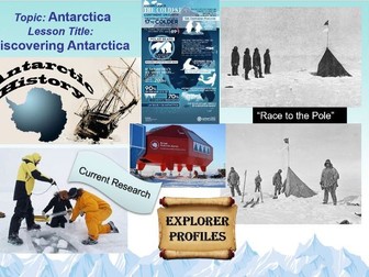 Discovering Antarctica Factfile creation