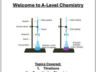 Chemistry GCSE -> A-Level Bridging Booklet