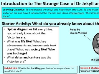 GCSE Jekyll and Hyde Full SOW