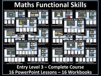 Functional Skills Maths - Entry Level 3 Resource Bundle