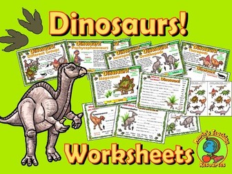 Dinosaurs – Worksheets