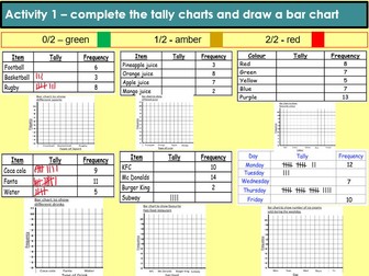Tally Charts & Bar Charts P.Batista 2022