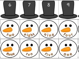 Build a Number Snowman: No-Prep Mathtivity!