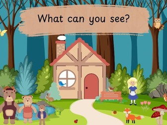 Goldilocks and the Three Bears Writing Scene