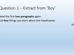 English Language Paper 1 GCSE