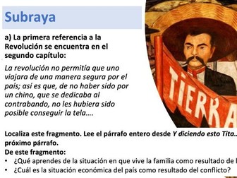 Como agua para chocolate: Chapter 2 Lesson