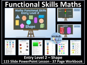 Shape - Functional Skills Maths - Entry Level 2