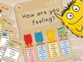 Emotion Zone - EYFS Emotional Regulation Wellbeing Display Pack