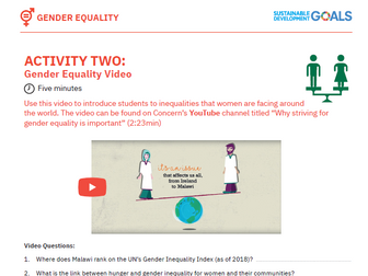 Exploring Gender Equality - SDG5