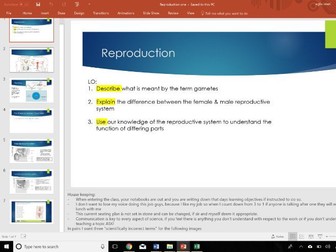 Reproduction five lesson plans ( Complete AQA KS3)