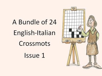 A Bundle of 24 English-Italian Crossmots