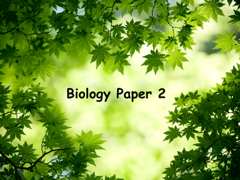 Edexcel Combined Science Biology 2 Revision Worksheets