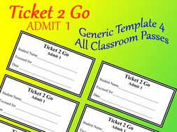 ticket 2 go all occasion pass or reward cards editable doc