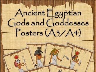 Ancient Egypt Gods and Goddesses Posters