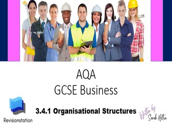 AQA GCSE Business complete lesson: 3.4.1 Organisational structures