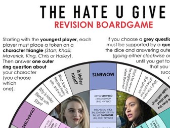 The Hate U Give - Boardgame