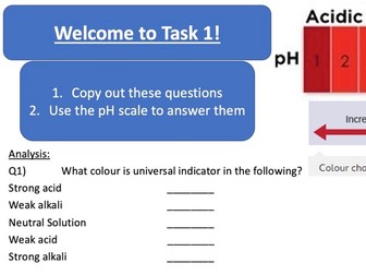 Acids and Alkalis KS3