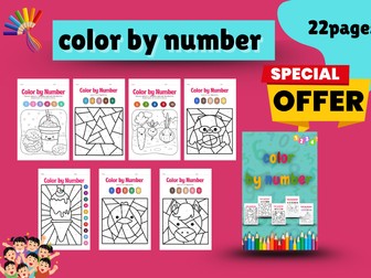 Color by Number Animals | Printable Worksheets